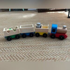 Melissa and Doug Wooden Train Set